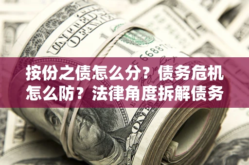 武汉按份之债怎么分？债务危机怎么防？法律角度拆解债务分配与风险自保指南