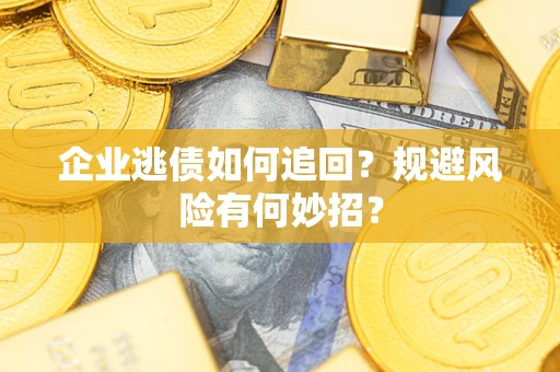 武汉企业逃债如何追回？规避风险有何妙招？