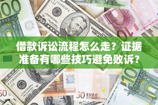 武汉借款诉讼流程怎么走？证据准备有哪些技巧避免败诉？
