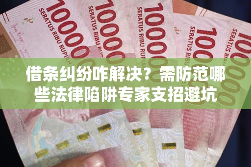 武汉借条纠纷咋解决？需防范哪些法律陷阱专家支招避坑