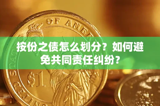 武汉按份之债怎么划分？如何避免共同责任纠纷？