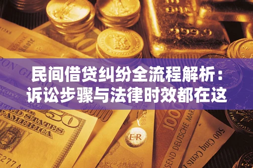武汉民间借贷纠纷全流程解析：诉讼步骤与法律时效都在这儿了