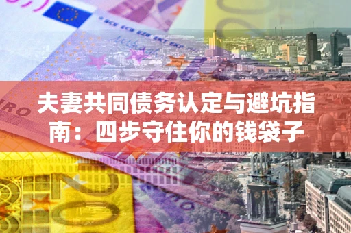 武汉夫妻共同债务认定与避坑指南：四步守住你的钱袋子