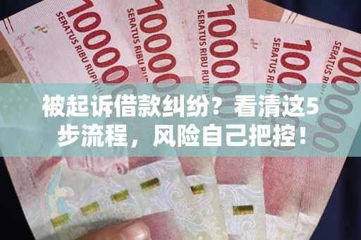 武汉被起诉借款纠纷？看清这5步流程，风险自己把控！