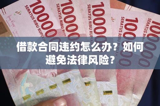 武汉借款合同违约怎么办？如何避免法律风险？
