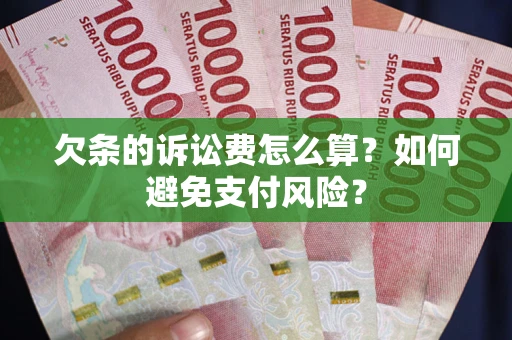 武汉欠条的诉讼费怎么算？如何避免支付风险？