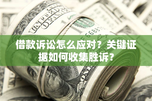 武汉借款诉讼怎么应对？关键证据如何收集胜诉？